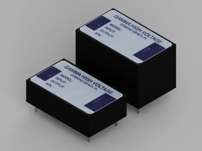 Gamma MC Series PCB-mount high voltage converters