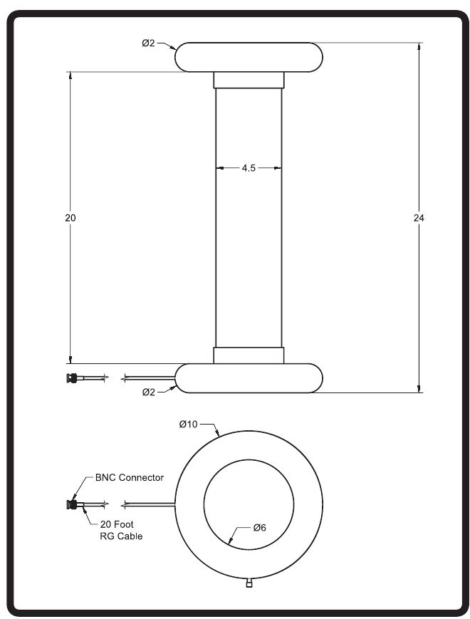 HVD200/24 mechanical drawing
