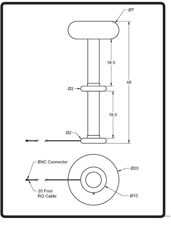 HVD400/48 mechanical drawing